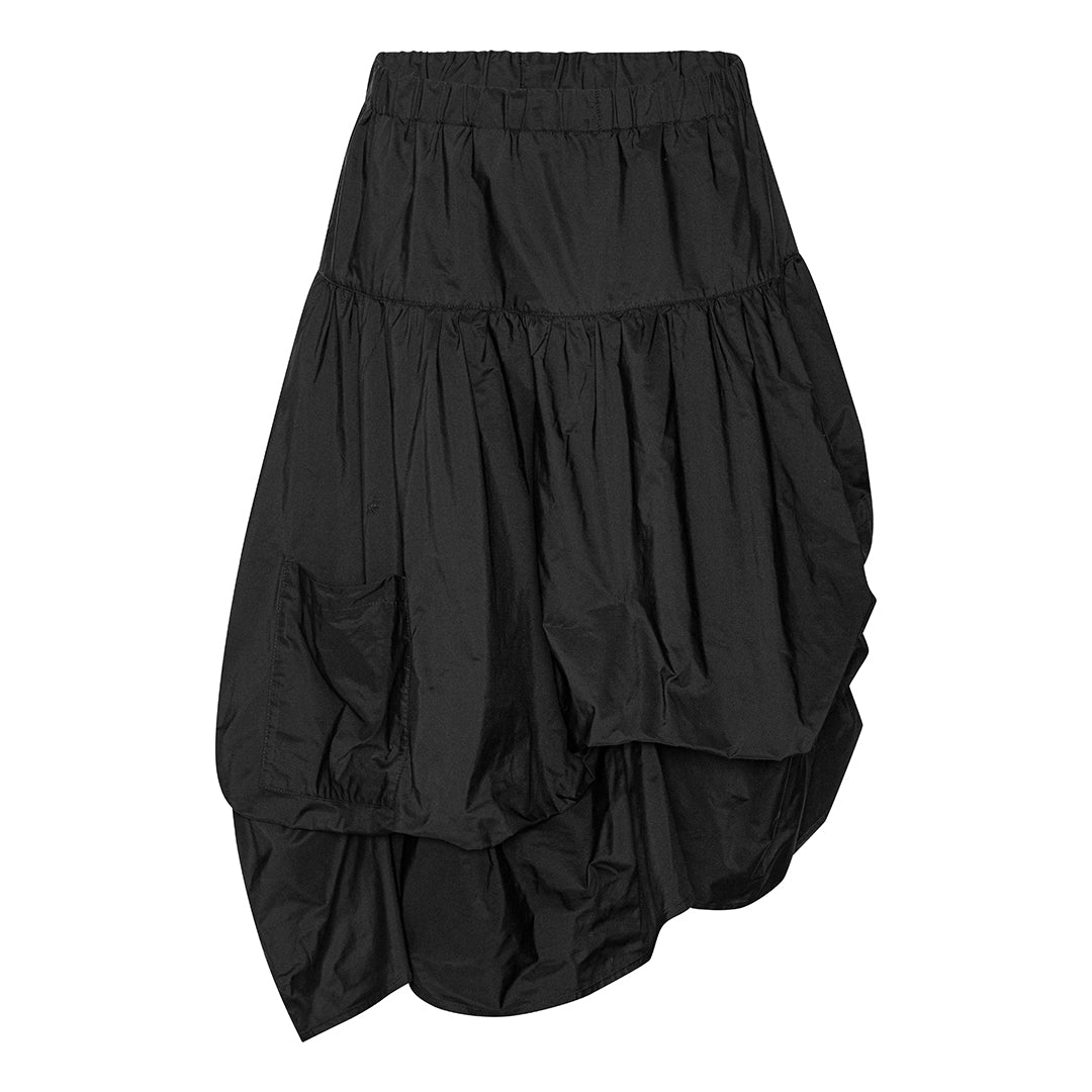 Skirt with internal drawstring. 