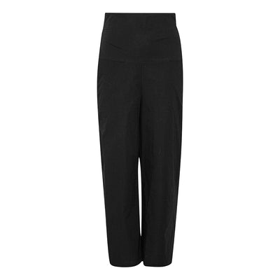 Trousers with stretch and wide waistband. Get back